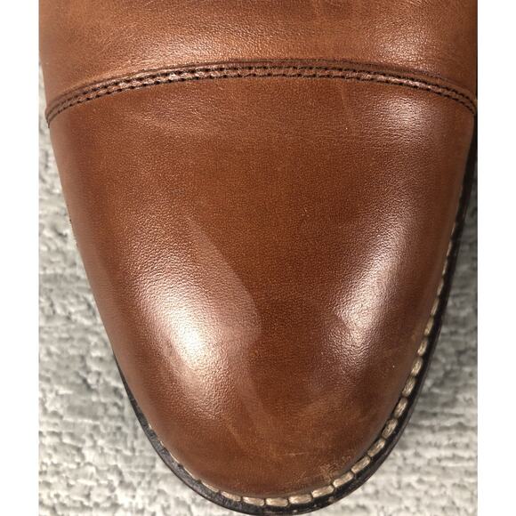 Cole Haan Mens Lenox Hill Oxford Size 8.5 D Cognac Tan Cap Toe Dress Shoe main image 12